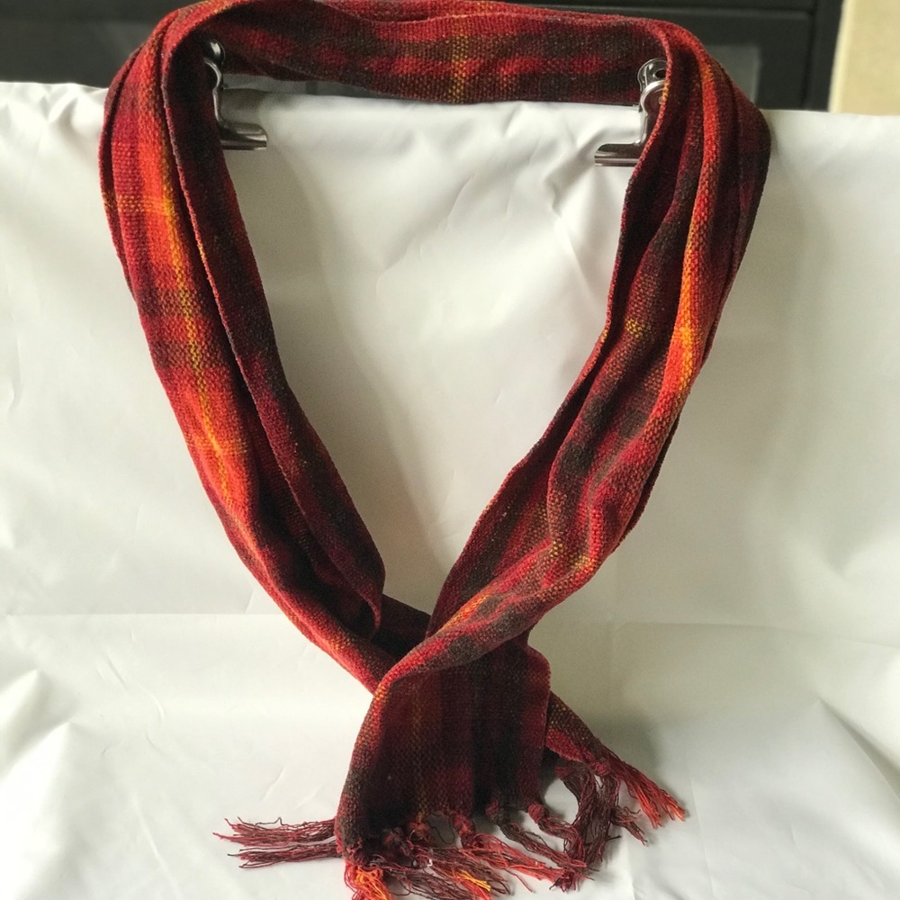 Orange Red Scarf/Wrap